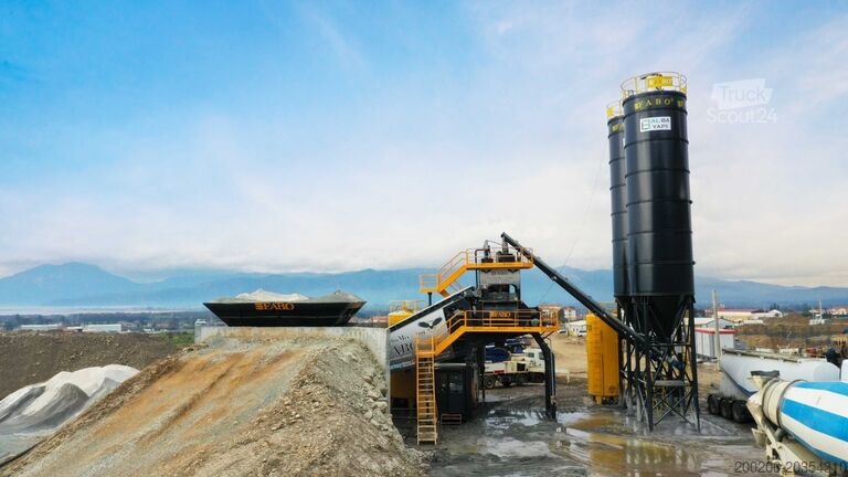 Betoncentrales FABO mobile concrete mixing plants Turbomix100 mobile concrete mixing plant