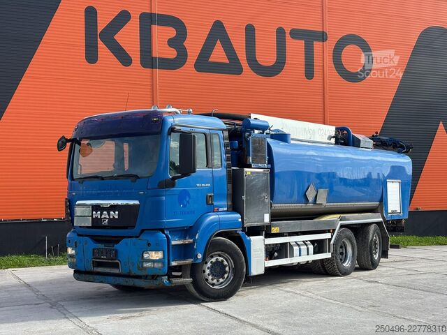 Tovornjak za sesanje MAN TGS 28.400 6x2*4 Korp&Son stainless ADR tank 80...