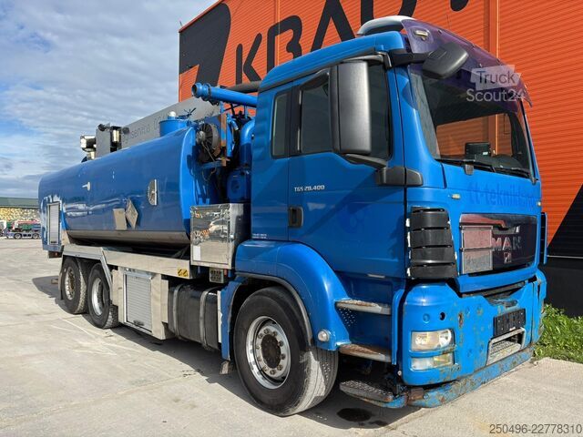 Tovornjak za sesanje MAN TGS 28.400 6x2*4 Korp&Son stainless ADR tank 80...
