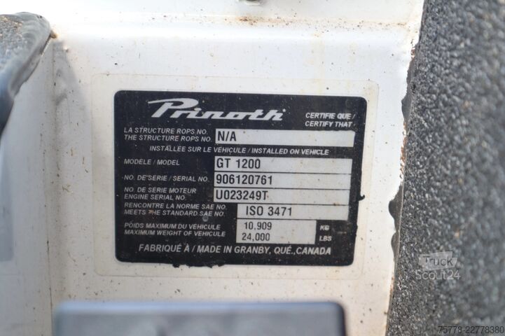 Grue tout-terrain Prinoth GT1200 | PALFINGER PK5001-EH | LOW HOURS | CRAN...