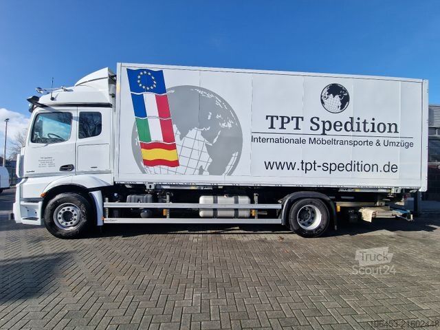 Vrachtwagen met bakwagen MERCEDES-BENZ 1835 LL BDF Skyline/LDW/7,20-7,45 Brücken 26 TKM