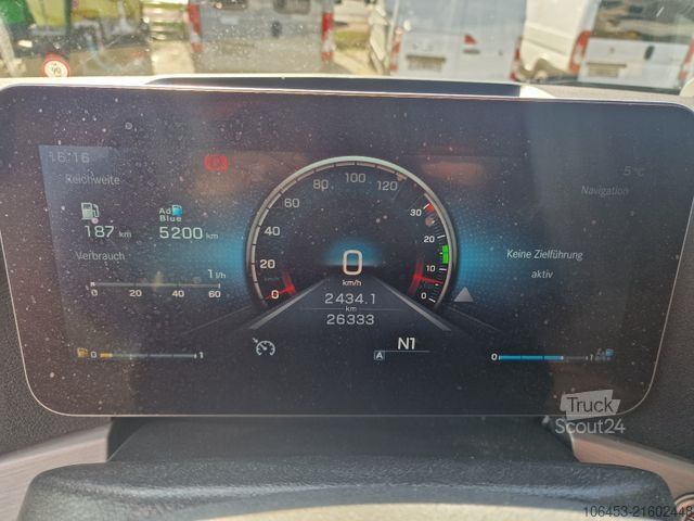 Vrachtwagen met bakwagen MERCEDES-BENZ 1835 LL BDF Skyline/LDW/7,20-7,45 Brücken 26 TKM