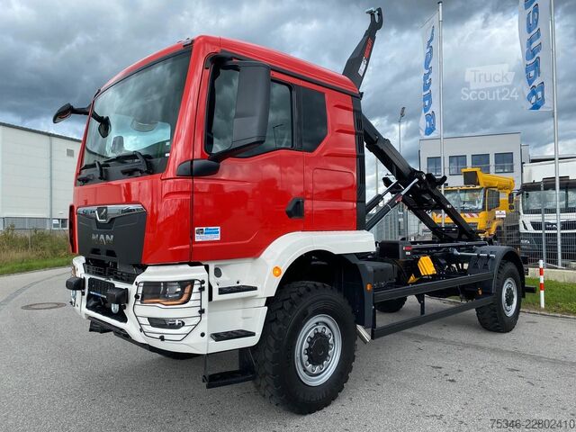 Diğer MAN TGM 18.250 4x4 /Abroller/Hiab/NL 9,3 to/3-Sitze