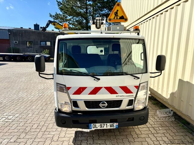 Lastbilsmonterad arbetsplattform NISSAN Cabstar 32.12 Topy 11 Arbeitsbühne /11 Meter