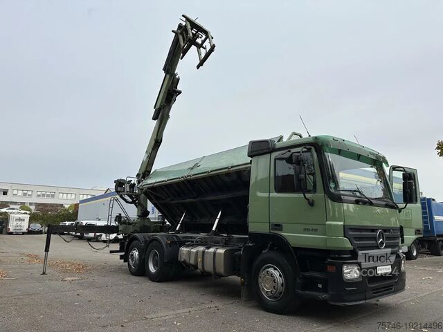 Sklápač Mercedes-Benz DB 2546 LL 6x2 Kranwagen per Lenkachse