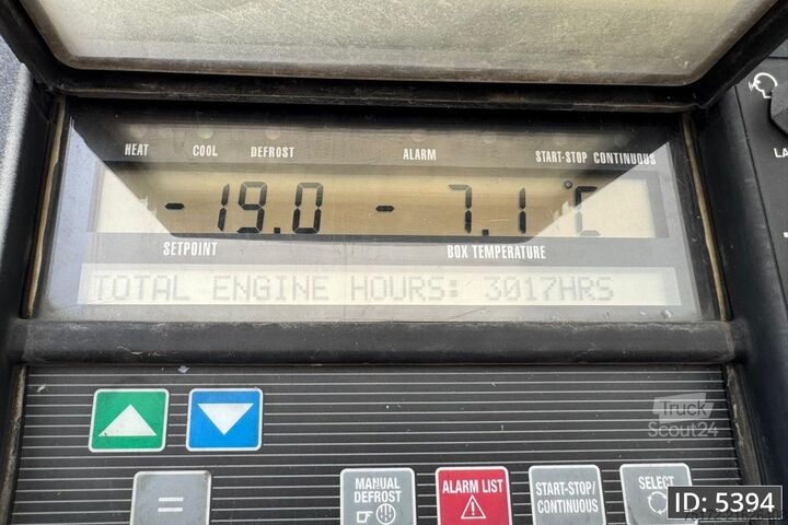 Refrigerated/frozen transport Krone SD / BPW Drum / Carrier Vector 1550 / DHOLLANDIA