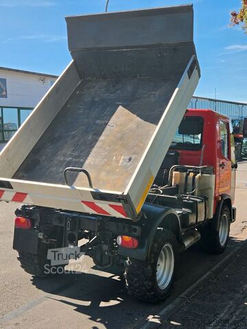Kippi pakettiauto MERCEDES-BENZ Unimog UX100 UN409/60-A85 4x4 Winterdienst