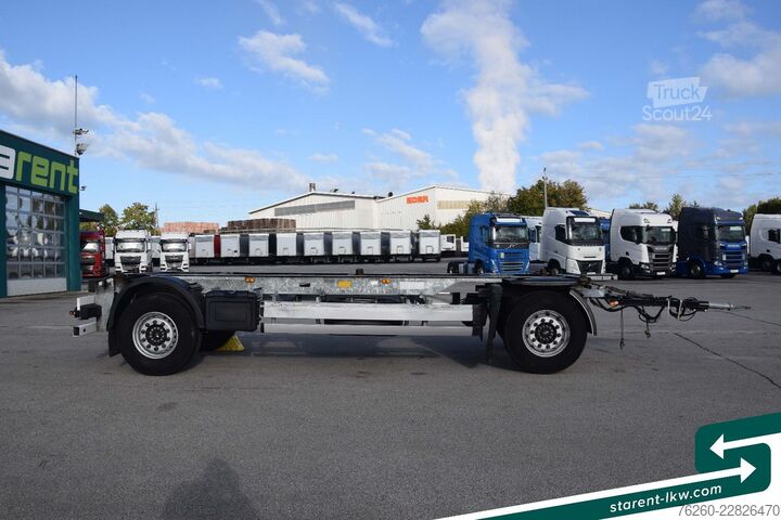 Alustatraileri SCHMITZ CARGOBULL Lafette AWF 18 BDF Wechselrahmen TÜV 03/2027