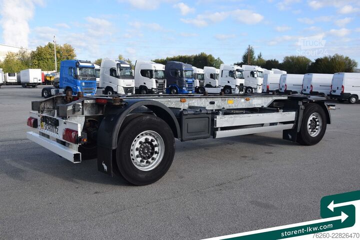 Alustatraileri SCHMITZ CARGOBULL Lafette AWF 18 BDF Wechselrahmen TÜV 03/2027