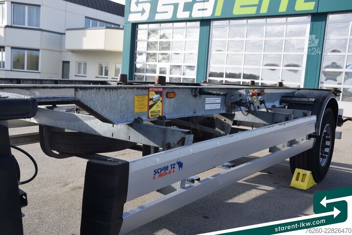 Alustatraileri SCHMITZ CARGOBULL Lafette AWF 18 BDF Wechselrahmen TÜV 03/2027