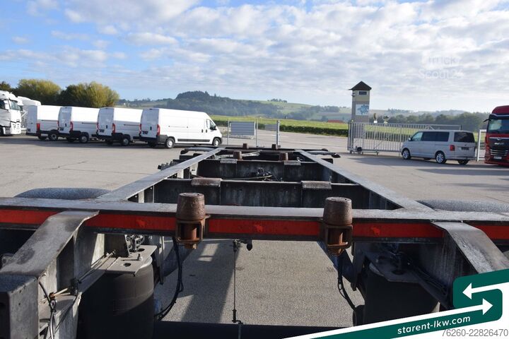 Alustatraileri SCHMITZ CARGOBULL Lafette AWF 18 BDF Wechselrahmen TÜV 03/2027