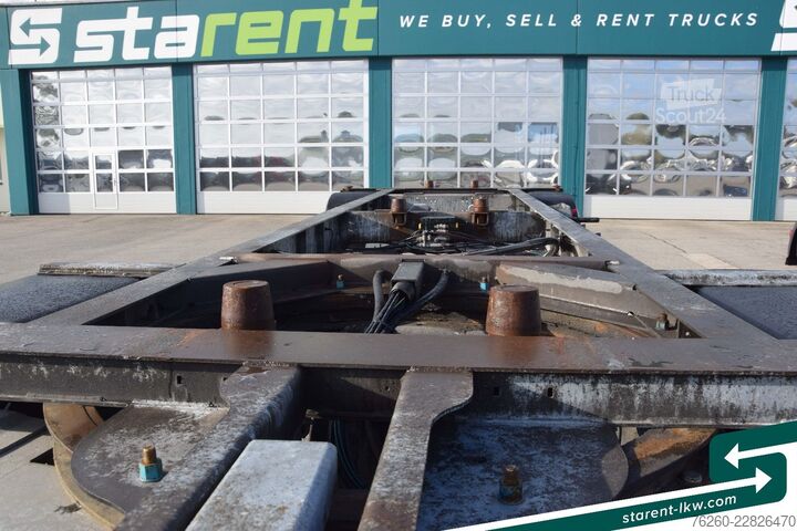 Alustatraileri SCHMITZ CARGOBULL Lafette AWF 18 BDF Wechselrahmen TÜV 03/2027