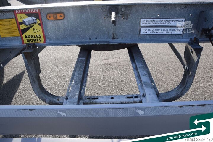 Alustatraileri SCHMITZ CARGOBULL Lafette AWF 18 BDF Wechselrahmen TÜV 03/2027