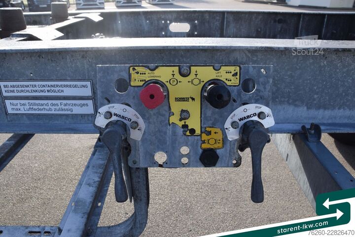 Alustatraileri SCHMITZ CARGOBULL Lafette AWF 18 BDF Wechselrahmen TÜV 03/2027