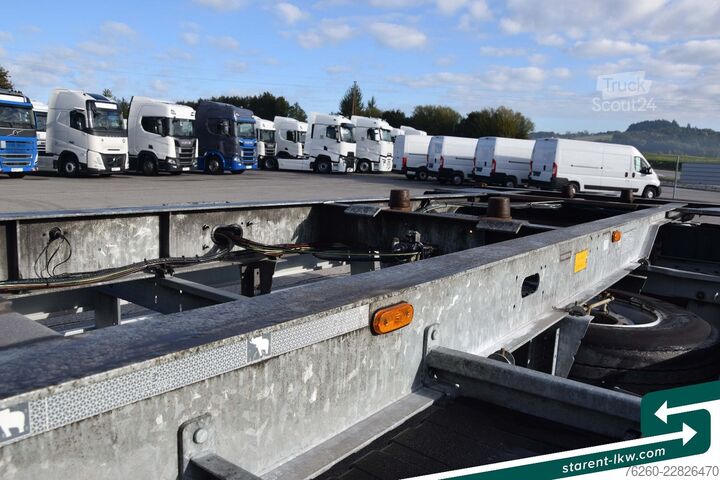 Alustatraileri SCHMITZ CARGOBULL Lafette AWF 18 BDF Wechselrahmen TÜV 03/2027