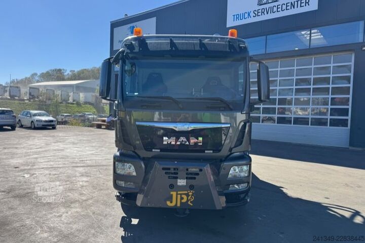 Grue montée sur camion MAN TGS 35.480 8x4H Fassi 990-8 Flyjib& Troil