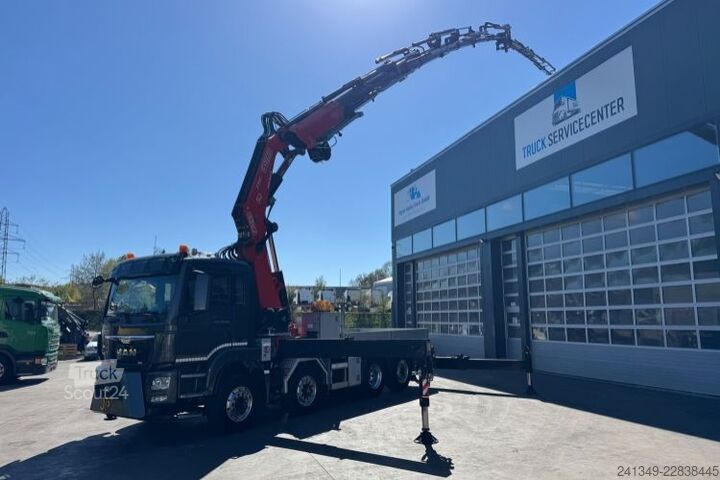 Grue montée sur camion MAN TGS 35.480 8x4H Fassi 990-8 Flyjib& Troil