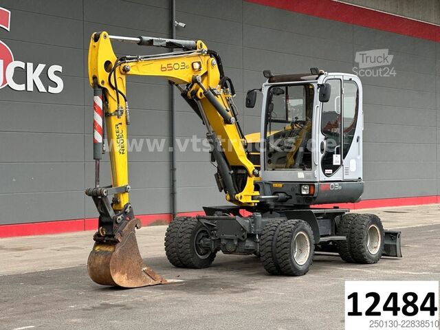Riteņu ekskavators WACKER 6503-2 4x4 Mobilbagger / Löffel/60PS/2015