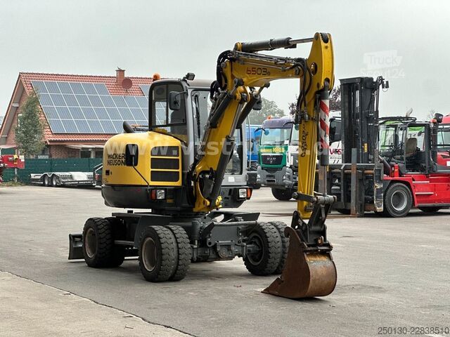 Riteņu ekskavators WACKER 6503-2 4x4 Mobilbagger / Löffel/60PS/2015