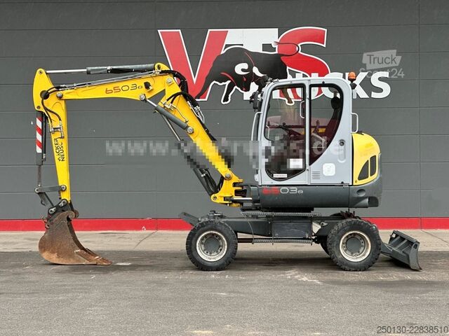 Riteņu ekskavators WACKER 6503-2 4x4 Mobilbagger / Löffel/60PS/2015