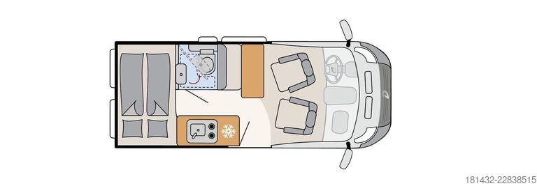 Camper van DETHLEFFS Globetrail Active Fiat 540 DS Modell 2027