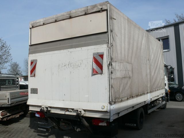 Samochód dostawczy z plandeką MAN TGL 8.180 Pritsche Plane 6Sitz/Liege StHz Diff.