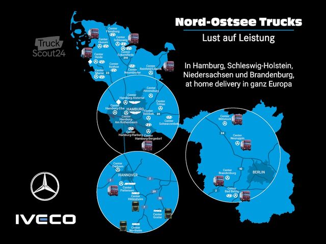 Wissellaadbak vrachtwagen Mercedes-Benz ACTROS 5 2545 L 6x2 BDF WECHSELSYSTEM STANDARD