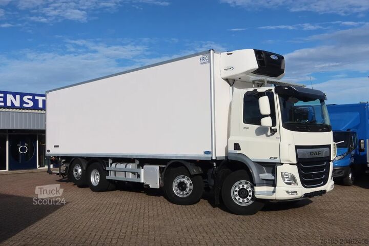 Транспортиране в хладилник/замразено DAF CF 450 8x2 Koel/Vries Carrier Supra 1150 Diese...