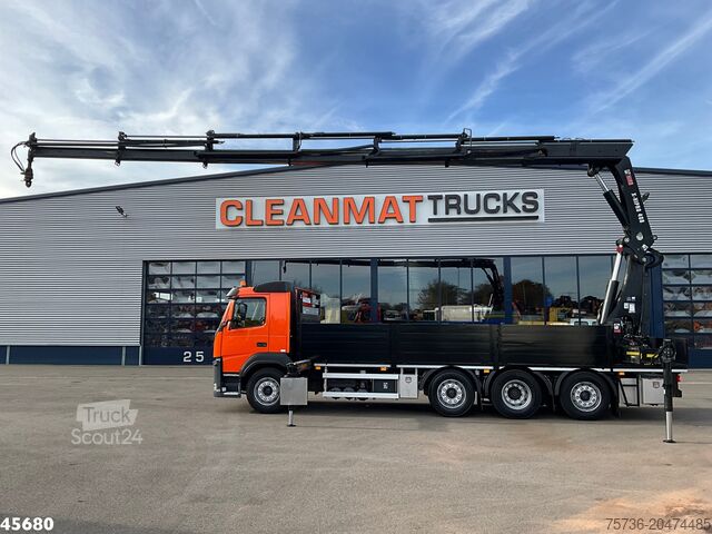 Vrachtwagen met kraan Volvo FM 420 Euro 6 8x2 Hiab 40 Tonmeter laadkraan Ju...