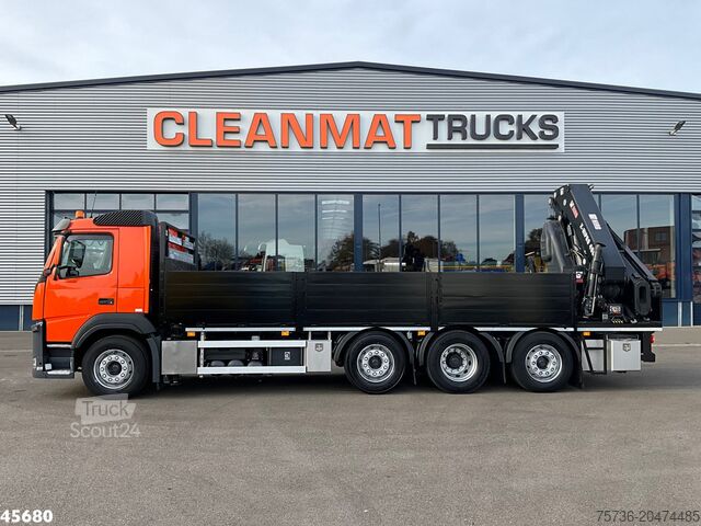 Vrachtwagen met kraan Volvo FM 420 Euro 6 8x2 Hiab 40 Tonmeter laadkraan Ju...