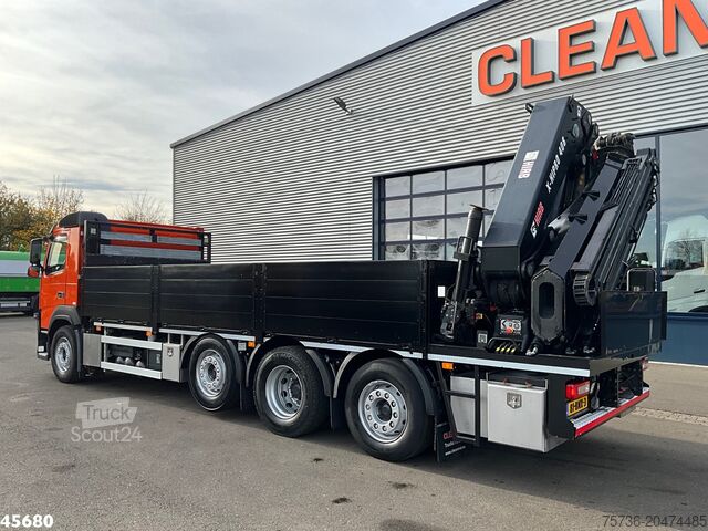 Vrachtwagen met kraan Volvo FM 420 Euro 6 8x2 Hiab 40 Tonmeter laadkraan Ju...