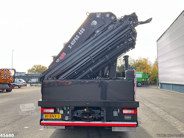 Vrachtwagen met kraan Volvo FM 420 Euro 6 8x2 Hiab 40 Tonmeter laadkraan Ju...