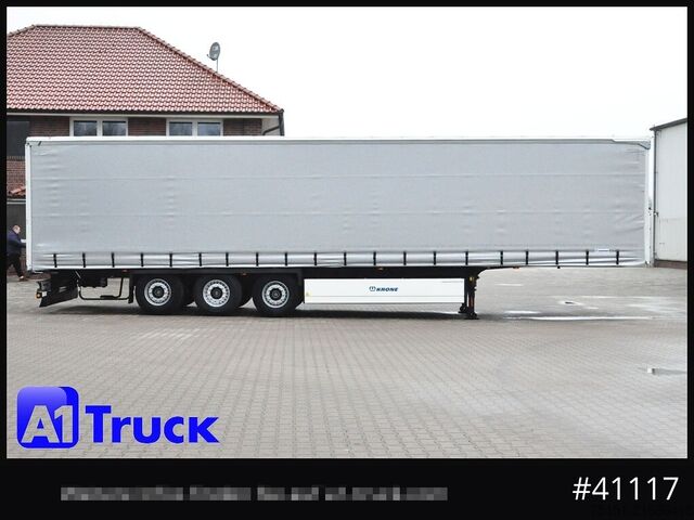 Auflieger mit Pritsche & Plane KRONE SD, Tautliner, neue Plane, 1 Vorbesitzer