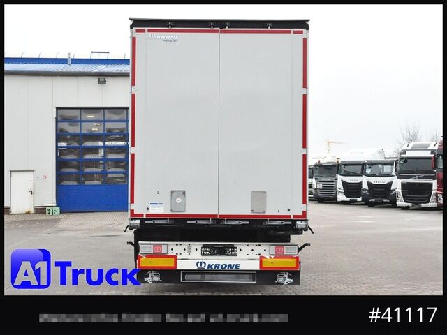 Auflieger mit Pritsche & Plane KRONE SD, Tautliner, neue Plane, 1 Vorbesitzer