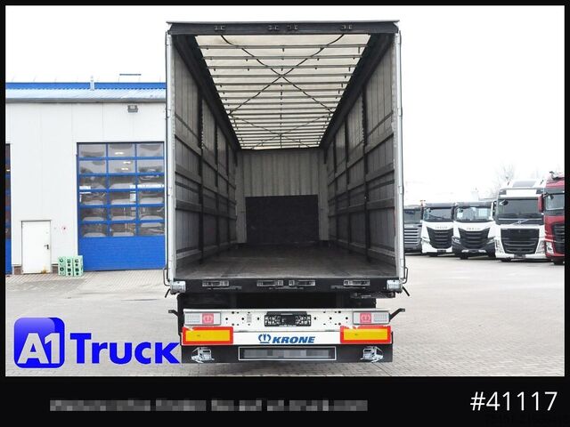 Auflieger mit Pritsche & Plane KRONE SD, Tautliner, neue Plane, 1 Vorbesitzer