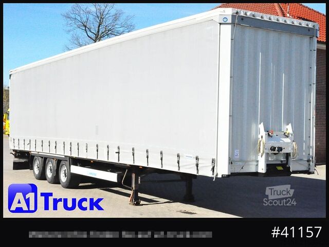 Auflieger mit Pritsche & Plane KRONE SD, Tautliner Mega, Liftachse, 4 x vorhanden