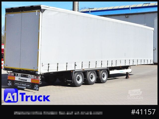 Auflieger mit Pritsche & Plane KRONE SD, Tautliner Mega, Liftachse, 4 x vorhanden