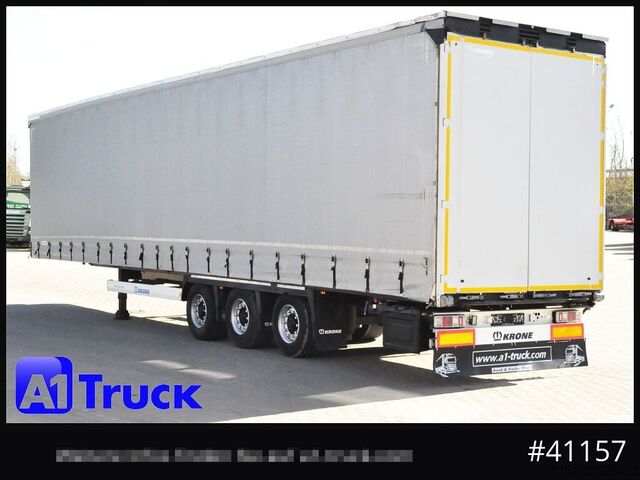 Auflieger mit Pritsche & Plane KRONE SD, Tautliner Mega, Liftachse, 4 x vorhanden