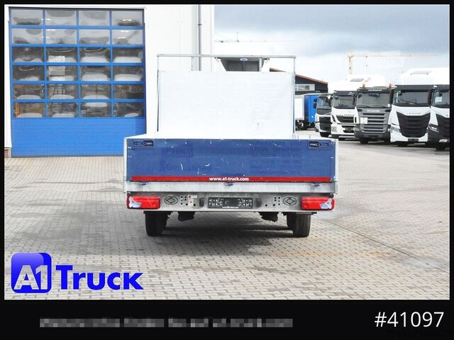 Rimorchio aperto SCHMID,FAHRZEUGBAU LTP 105, Tandem, oben gekuppelt verstellbar, Aluboden