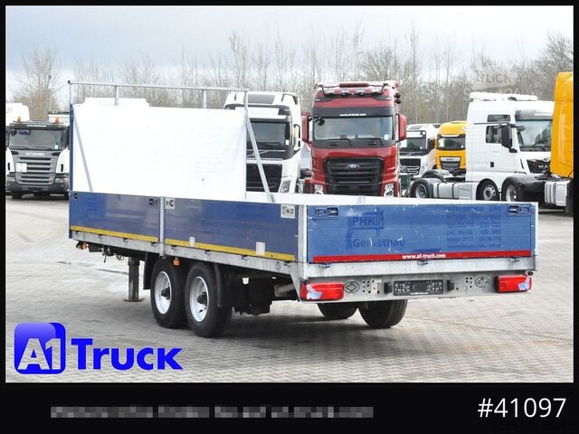 Rimorchio aperto SCHMID,FAHRZEUGBAU LTP 105, Tandem, oben gekuppelt verstellbar, Aluboden