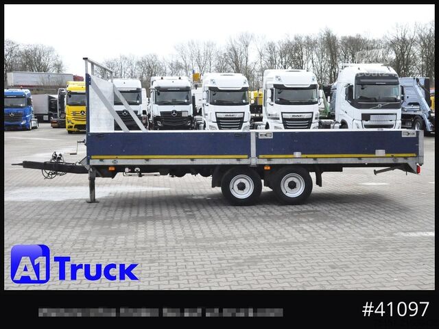 Rimorchio aperto SCHMID,FAHRZEUGBAU LTP 105, Tandem, oben gekuppelt verstellbar, Aluboden