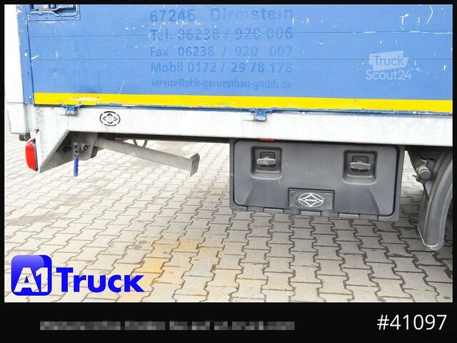 Rimorchio aperto SCHMID,FAHRZEUGBAU LTP 105, Tandem, oben gekuppelt verstellbar, Aluboden