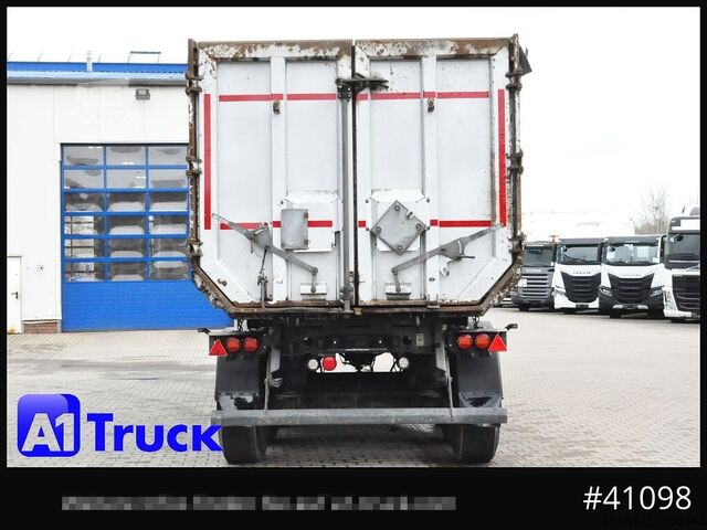 Tipper semitrailer SCHMITZ SKI 24 SL 9,6, Liftachse, 44,4m³ Stahlmulde, 3 x vorhanden