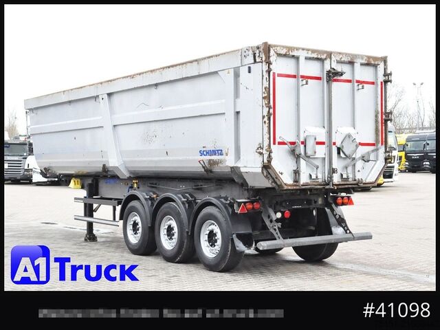 Tipper semitrailer SCHMITZ SKI 24 SL 9,6, Liftachse, 44,4m³ Stahlmulde, 3 x vorhanden