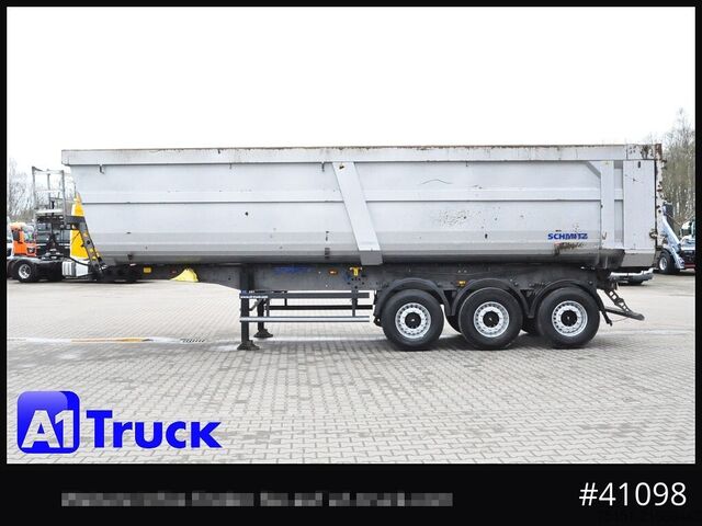 Tipper semitrailer SCHMITZ SKI 24 SL 9,6, Liftachse, 44,4m³ Stahlmulde, 3 x vorhanden