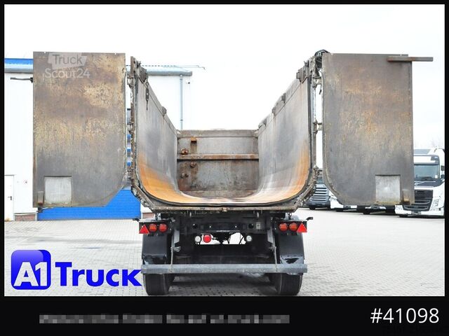 Tipper semitrailer SCHMITZ SKI 24 SL 9,6, Liftachse, 44,4m³ Stahlmulde, 3 x vorhanden
