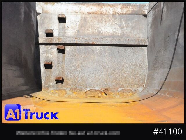 Tipper semitrailer SCHMITZ SKI 24 SL 9,6, Liftachse, 44,4m³ Stahlmulde, 3 x vorhanden