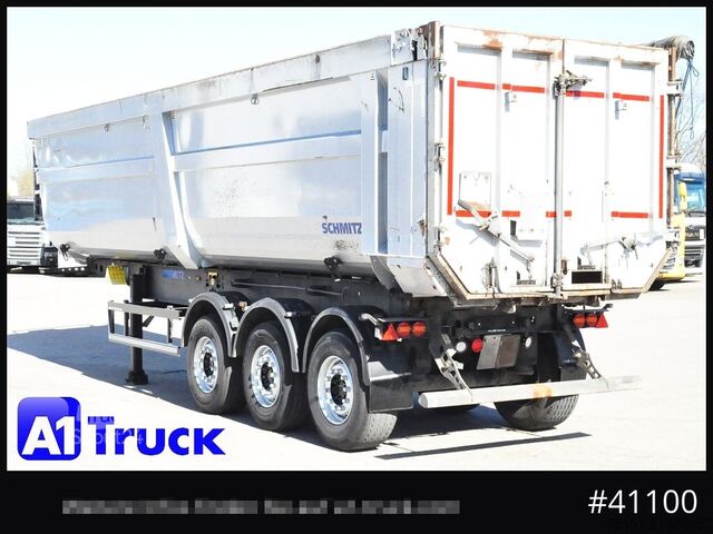Tipper semitrailer SCHMITZ SKI 24 SL 9,6, Liftachse, 44,4m³ Stahlmulde, 3 x vorhanden