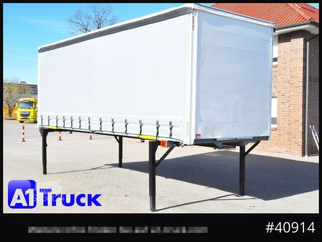 Zamenljiva nadgradnja z ravno ploščadjo in ponjavo WECON WPR 745, verzinkt, 2520  innen, Code XL, neue Plane