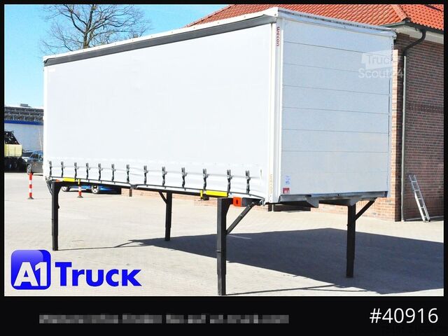 Zamenljiva nadgradnja z ravno ploščadjo in ponjavo WECON WPR 745, verzinkt, 2520  innen, Code XL, neue Plane